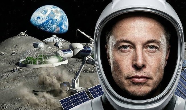 tesla луната илон мъск планира космически фабрики години видео