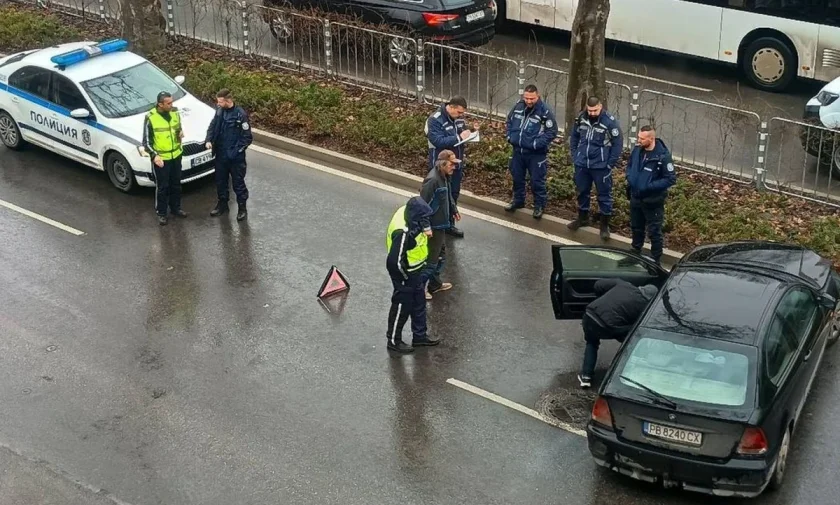 промила алкохол шофьор опита избяга катастрофа пловдив