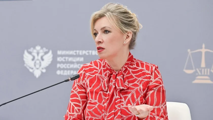 захарова западът информационен вакуум