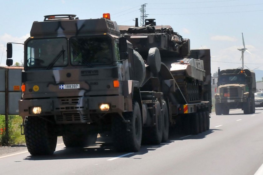 военна техника придвижва пътищата българия април предупреждават