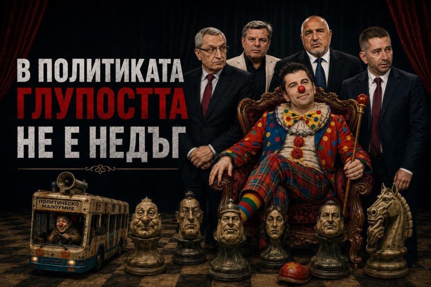 ldquoв политиката глупостта недъгrdquo