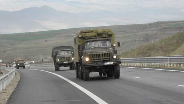 военна техника преминава пътищата българия края годината