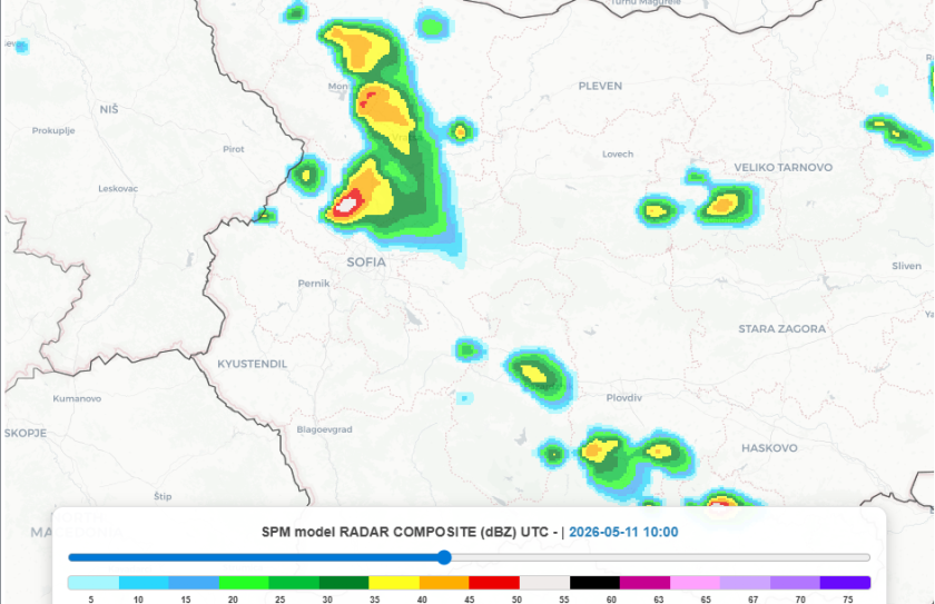 meteo balkans предупреждава няколко часа връхлитат бури градушка