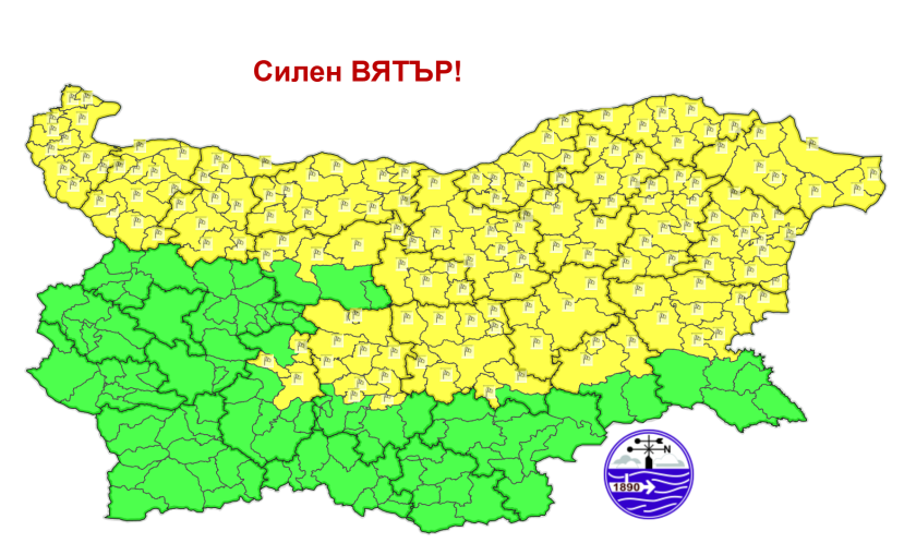 пориви вятъра удрят българия отново възможни градушки