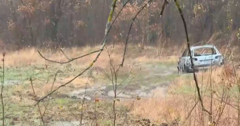 инкасо обира благоевград подпален автомобил открит близо село мало бучино