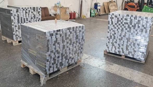 Цигари без акциз за 115 000 евро задържаха на граничния пункт