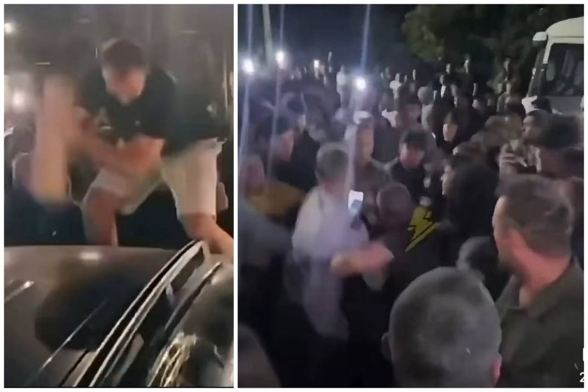 ПОТРЕСАВАЩО видео от Лвов - разгневена тълпа линчува мобилизационните отряди на Зеленски