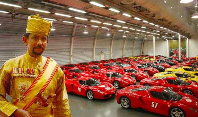 7000 луксозни автомобила и дворец за $4,6 млрд.: Невероятното богатство на султана на Бруней