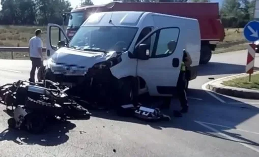 видео моторист загина тежка катастрофа разлог жена ранена