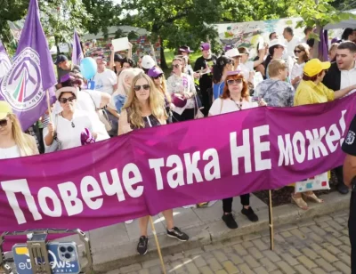 Протест на служители от Агенцията за борба с градушките: Не вярваме, че няма пари за увеличение на заплатите