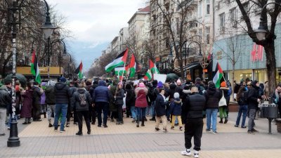 Шествие в подкрепа на палестинския народ в София