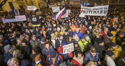 Масови протести в Словакия срещу предложените реформи в Наказателния кодекс