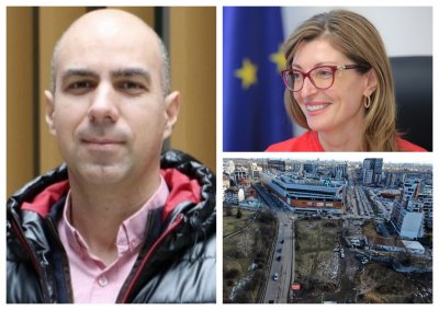 Мъжът на Екатерина Захариева вдига небостъргач до мол "Парадайс" с пари на Сава Чоролеев