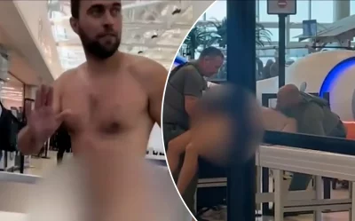 Пиян българин се съблече чисто гол, тича и се търкаля на летище в САЩ (ВИДЕО)