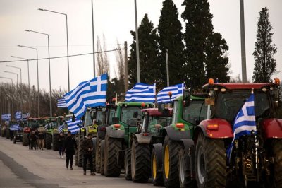 Атина очаква да бъде блокирана от протестиращи фермери