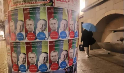 София се събуди с плакати срещу заплашван от Киро министър