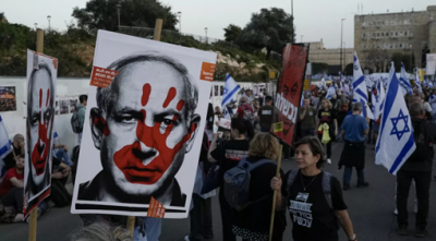 Израел е свидетел на най-големия антиправителствен протест от началото на войната