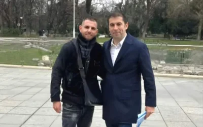 Кирил Петков и единият от обвиняемите по ОПГ-то с Петя Банкова лъснаха заедно