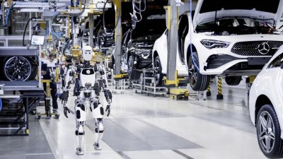 Хуманоидните роботи Apollo вече работят на поточната линия на Mercedes-Benz