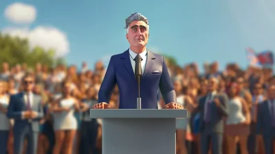 ИЗБОРИ ВЪВ ВЕЛИКОБРИТАНИЯ: Кандидат-депутатът с изкуствен интелект AI Steve се подготвя за своите избиратели (ВИДЕО)