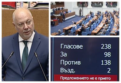 Парламентът не прие кандидат правителството на ГЕРБ