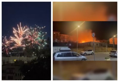 Заря предизвика голям пожар в Казанлък (ВИДЕО)