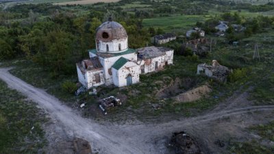 Украински дрон нанесе удар по манастир в руската Курска област