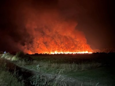 Локализираха големия пожар в Сакар планина
