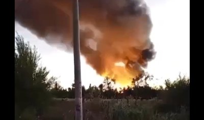 Дронове подпалиха нефтена база в Ростовска област