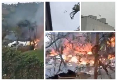 ТРАГЕДИЯ В БРАЗИЛИЯ: Самолет с 62 души на борда се разби (ВИДЕО)