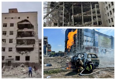АД В УКРАЙНА! Ракети удариха Полтава, загинаха най-малко 40 души (СНИМКИ+ВИДЕО)