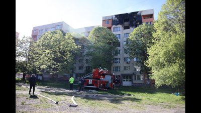 Пожар пламна в блок в столичния квартал &bdquo;Люлин&rdquo; 3