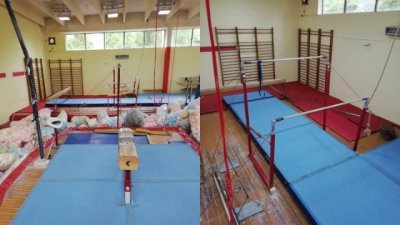 Поредни вандалски прояви срещу залата по спортна гимнастика на ЦСКА (СНИМКИ)