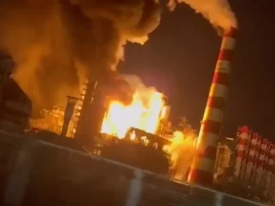 УКРАИНСКА АТАКА: Дронове запалиха петролно депо в руската Ростовска област (ВИДЕО)