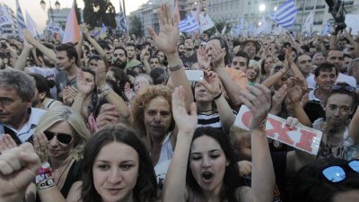Протести съпроводиха речта на Кириакос Мицотакис на Солунския панаир