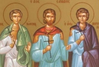 Днес почитаме светите мъченици Трофим, Саватий и Доримедонт