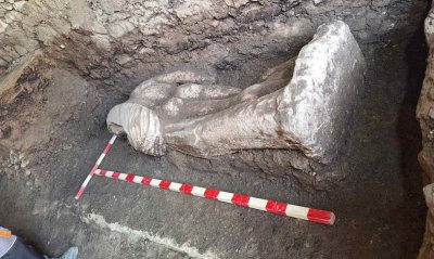 Стана ясно чия е откритата глава на статуя в Големия канал на Хераклея Синтика