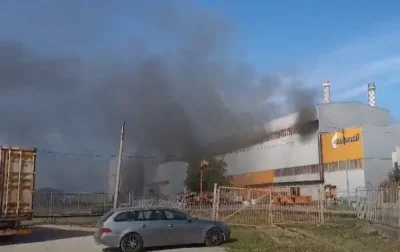 Пламна завод в Стамболийски