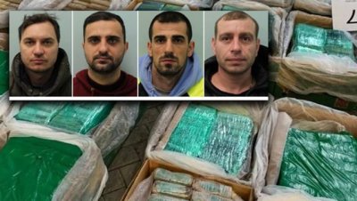 Българин и четирима албанци бяха осъдени за наркотрафик на стойност 200 млн. паунда във Великобритания