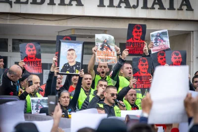 Протест пред МВР заради смъртта на моториста Момчил Георгиев