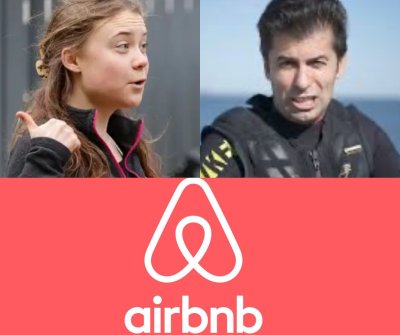 Дано Грета да не е отседнала в Airbnb в София, че току-виж се родило дете с кайт на крачката!