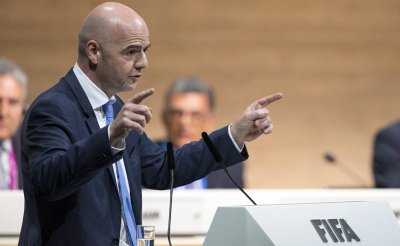 Джани Инфантино в България: Стоичков е легенда, а бъдещето на българския футбол е обещаващо