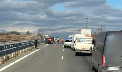 Тежка катастрофа затвори АМ &ldquo;Струма"