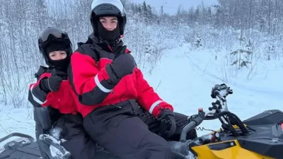 Вижте какво направи Кристиано Роналдо в Лапландия (ВИДЕО)