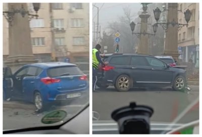 Опитаха се да бутнат "Орлов мост": Шофьор се заби в една от каменните колони