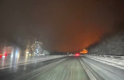 Сняг и дъжд в Гърция, пътната обстановка е затруднена (СНИМКИ)