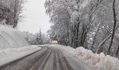 Ограничение за МПС с ремаркета в област Смолян заради обилен снеговалеж