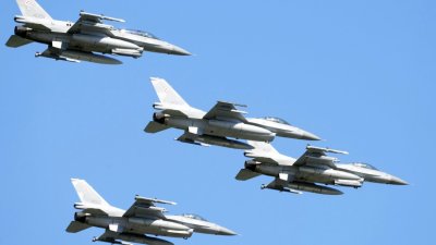  Румъния отново вдигна два изтребителя F-16 заради руска атака