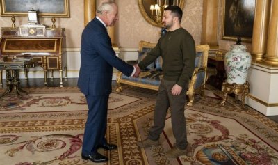 Зеленски се срещна с крал Чарлз III в Бъкингам