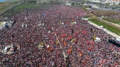 2,2 милиона човека: Рекордните протести в Турция настояват за свобода за Имамоглу и предсрочни избори (ВИДЕО)